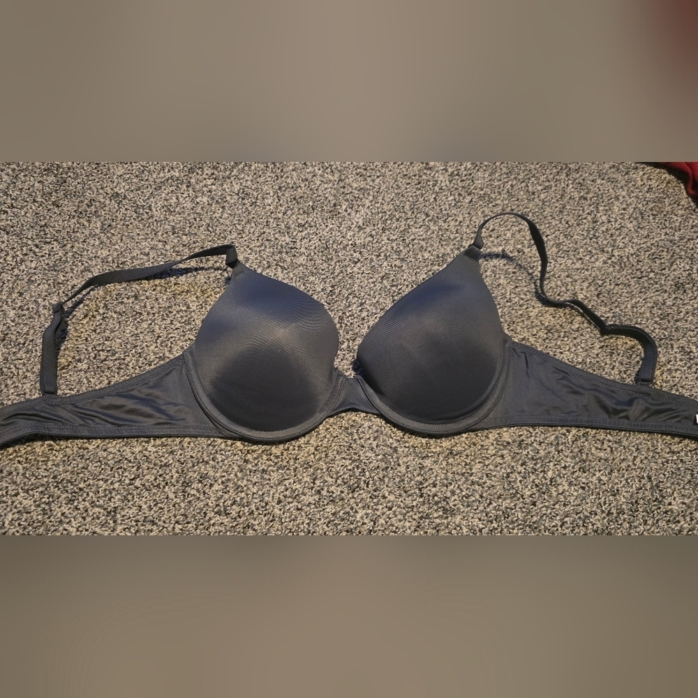Victoria's Secret push-up bra, from Very Sexy demi line Gray satin Size 36C - Picture 5 of 8
